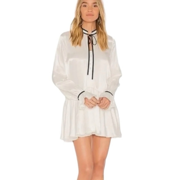 Tularosa Malia Ivory Mini Dress Size S NWT - Picture 3 of 8